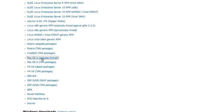 Install MySQL on OS X 10.5 Leopard смотреть онлайн