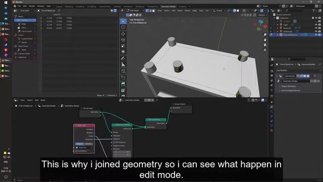 Blender 3D - Place multiple object on a surface using geometry node. смотреть онлайн