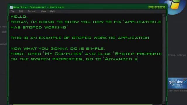 How to fix "Application has stopped working error" смотреть онлайн