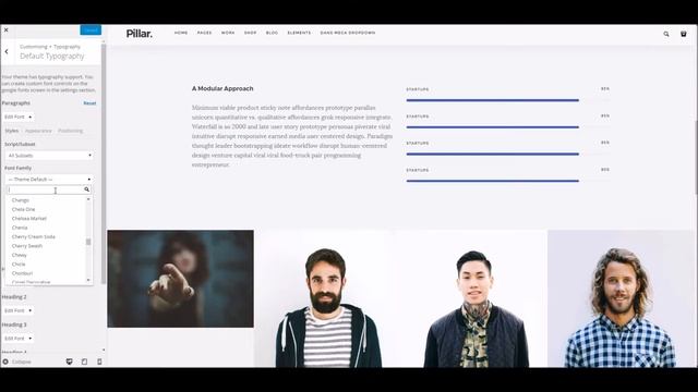 Pillar WordPress Theme - Using Easy Google Fonts смотреть онлайн