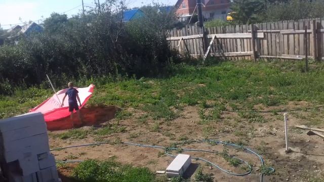 Шатер своими руками ★Как я делал беседку во дворе дома★ ПОМОГУ СОБРАТЬ ПАЛАТКУ смотреть онлайн