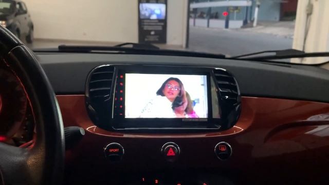 Fiat 500 Ramé Cult - Central Pioneer CarPlay + Android Auto + TV + Camera traseira - ArtsomAuto смотреть онлайн