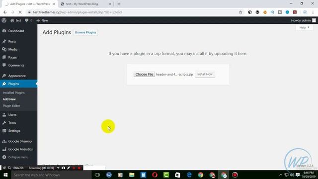Insert headers and footers code Wordpress Plugin 2019 смотреть онлайн