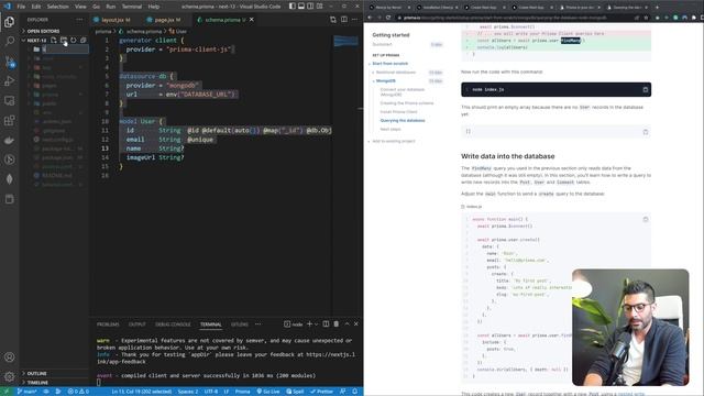 NextJS 13 Introduction - Building a fullstack app using Prisma & Mongodb смотреть онлайн