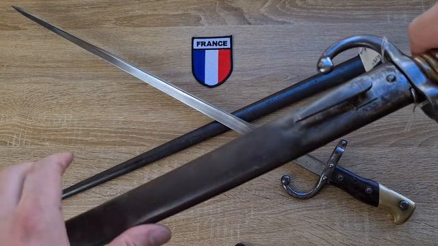 French model of M1874 Epee (Gras) bayonet смотреть онлайн