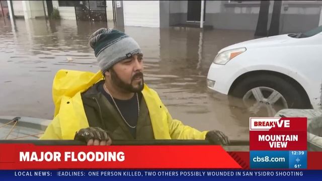 42nd Street in Mountain View underwater as residents try to find those in need of help смотреть онлайн
