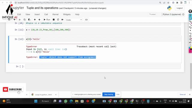 Tuple In Python | In Hindi смотреть онлайн