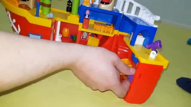 Kiddieland пиратский корабль. Распаковка и обзор от Ильи и Кирилла смотреть онлайн