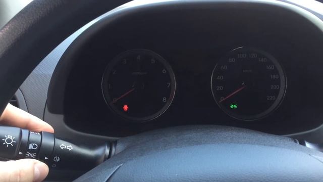 Работа зуммера Hyundai Solaris смотреть онлайн