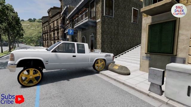 Cars vs Massive Speed Bumps – BeamNG.Drive - Beamng DALER Games #70 смотреть онлайн