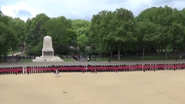 'Grenadiers Return' - 2015 Trooping the Colour Rehearsal смотреть онлайн