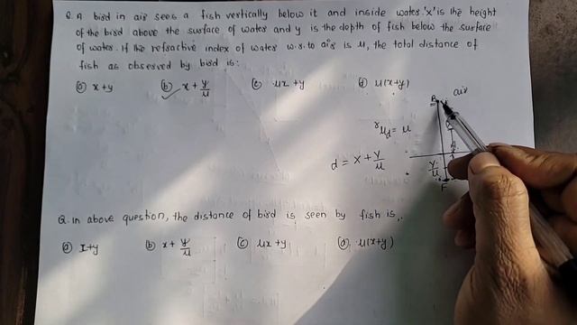 Real depth &Apparent depth and Real height& Apparent height , Relation, Concept ,McQ and Numerical смотреть онлайн
