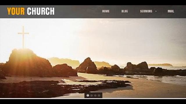 Preview White _ Black Religious Joomla Theme by Jenny TMT смотреть онлайн