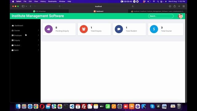 Institute Management Software using PHP MySQLi Part 21 | 2022 смотреть онлайн