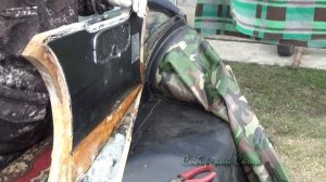 Лодка Гладиатор D330 AL Ремонт Лодки ПВХ Сгнил Транец