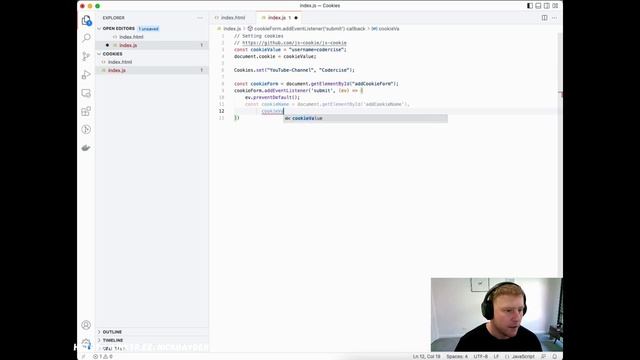 Tutorial: Using cookies in the browser with Javascript смотреть онлайн