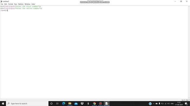 adding float numbers in Python смотреть онлайн