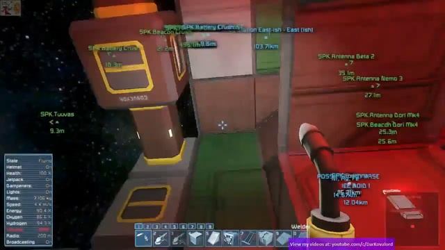 Space Engineers Planetary Survival! Chapter 16: Building Crush, our first "jump-ship" смотреть онлайн