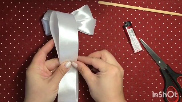 БОЛЬШОЙ БАНТ! БАНТИК ИЗ ЛЕНТ, СВОИМИ РУКАМИ, РЕЗИНОЧКИ! смотреть онлайн