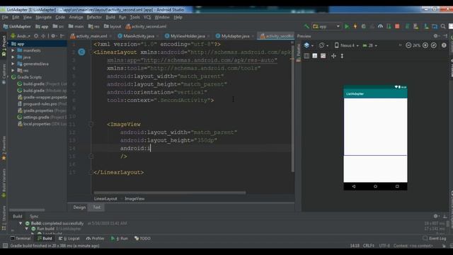 Android Studio ListView Opening Second Activity OnItemClickListener смотреть онлайн