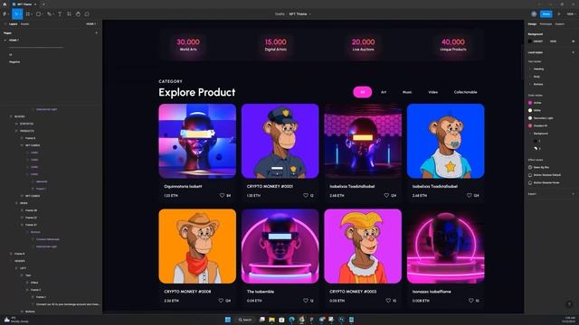Crypto & NFT UI Design смотреть онлайн
