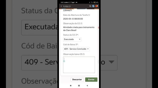 #Video 1 Procedimento do TOA & Baixa de WO смотреть онлайн
