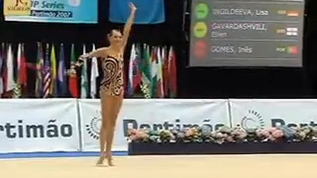 Lisa Ingildeeva Rope AA Portimao World Cup 2007 смотреть онлайн