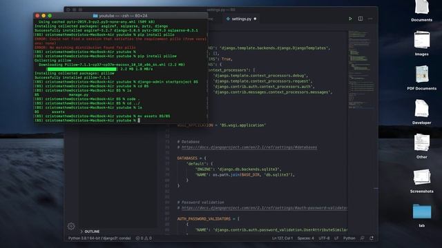 01 Start Project and setup basics mp4 смотреть онлайн