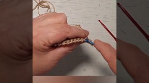 Красивая лист салфетка из шнура или джута крючком. Тунисское вязание.