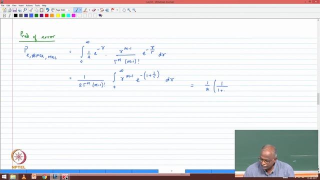 Lecture 34 - BER in fading, Equal Gain Combining смотреть онлайн
