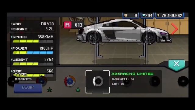 Audi R8 V10 6.1 Second Tune (Stock Engine Build) | Pixel Car Racer смотреть онлайн