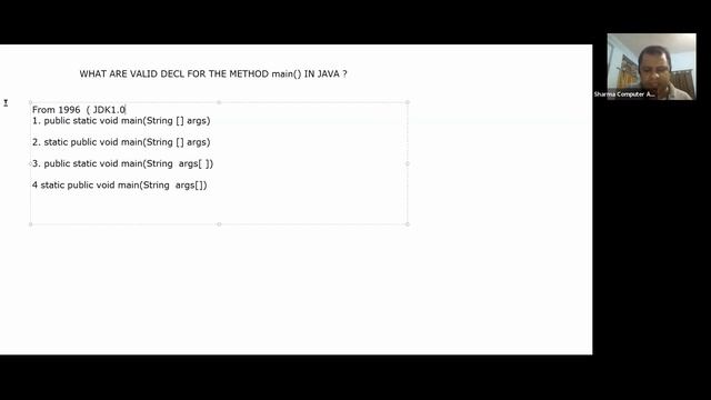 Declaration of main() Method in Java || #SCALive #SCALive #MrSachinKapoor смотреть онлайн