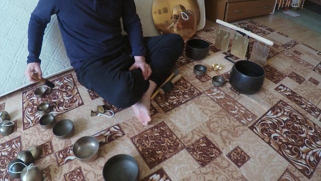 27. Поющие чаши для ЙОГИ и сна. Тибетские чаши чакры. Медитация. Звукотерапия. Сон. Singing Bowl смотреть онлайн