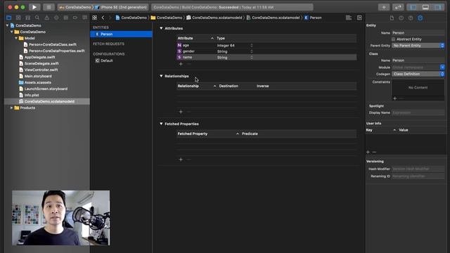 Core Data Tutorial - Lesson 2: Set up Core Data in Your Xcode Project (New or Existing) смотреть онлайн