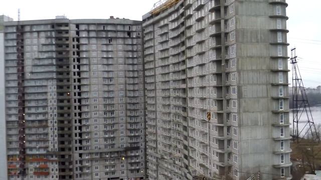 Ход строительства ЖК "Петр Великий и Екатерина Великая" в Рыбацком. Декабрь 2017 года смотреть онлайн