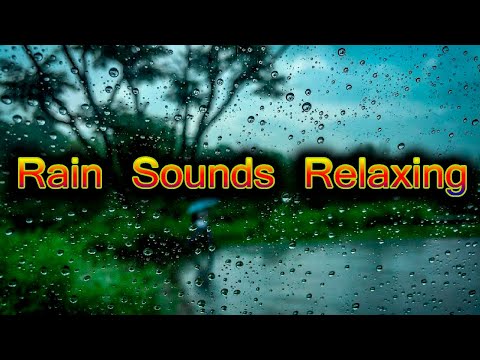 Rain Sounds Sleeping With Relaxing Sound For Insomnia Symptoms. Sounds Of Nature.