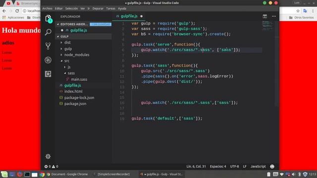 Gulp: 3-. Browser Sync + Gulp смотреть онлайн