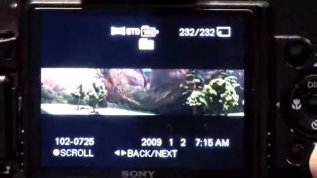 Sony DSC-HX1 le bridge panoramique смотреть онлайн