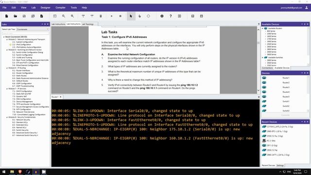 (На РУССКОМ) Free CCNA _ Configuring IPv6 (Part 1) _ Day 31 Lab _ CCNA 200-301 Complete Course смотреть онлайн