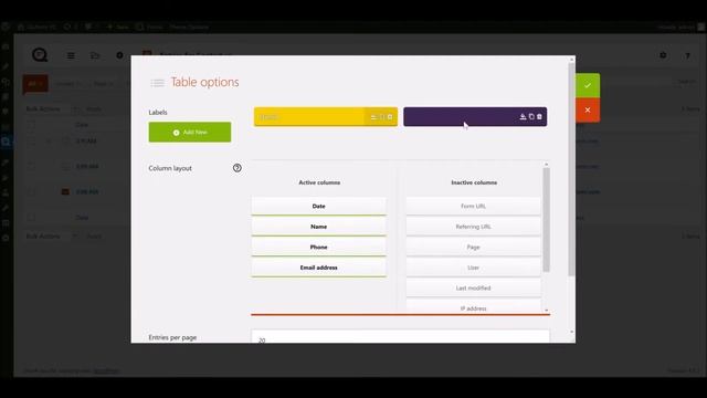 How to manage WordPress form entries and add custom labels using Quform смотреть онлайн