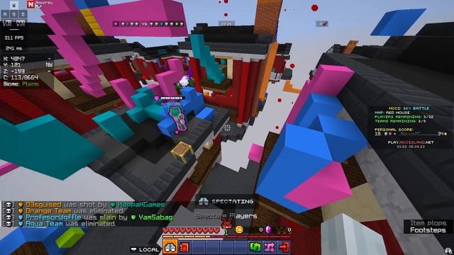 Minecraft Bedrock VS Java Skywars смотреть онлайн