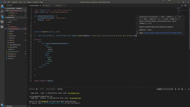 OpenCV.js React App Part 5 смотреть онлайн