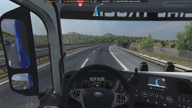 ETS 2 - NATURALUX + PROMODS + FORD F-MAX / MÜZİKLİ YOLCULUK #EvdeKal