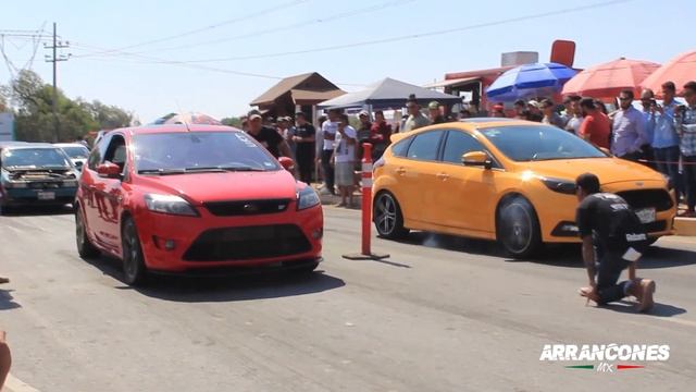 Focus ST MK2 vs Focus ST MK3 | Arrancones Tizayuca Febrero 2019 смотреть онлайн