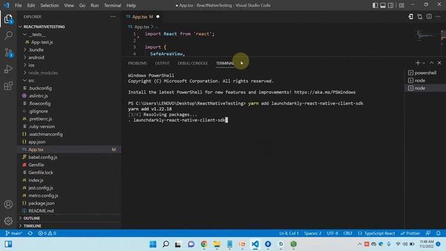 2022 - How to integration of launch Darkly in react native || setup of launch darkly in react nativ смотреть онлайн