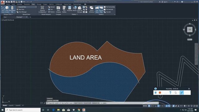 AutoCAD AutoLisp BufZone automatically hide selected area around lines смотреть онлайн