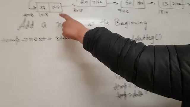 Adding a node at the beginning of a linked list in C++ смотреть онлайн