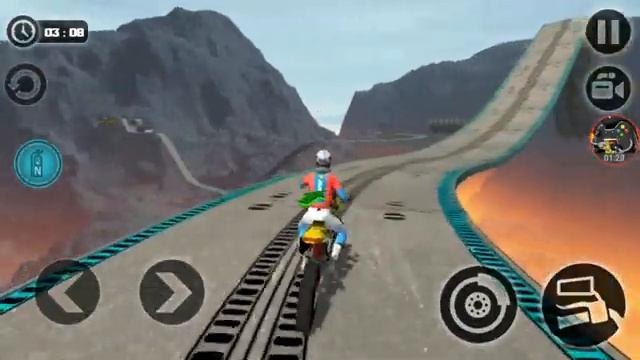 Chơi game đua xe máy - Impossible Moto Bike Tracks 3D # 106 смотреть онлайн
