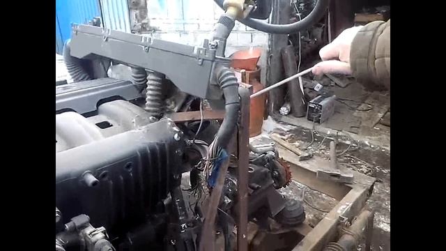 Мини-трактор двиг от БМВ (4 ЧАСТЬ)! смотреть онлайн