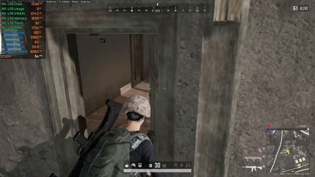 PUBG (Season 7) - RX 470 - i5 3330 - FPS Test смотреть онлайн